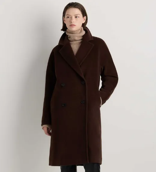 Wool Cashmere Slouch Coat